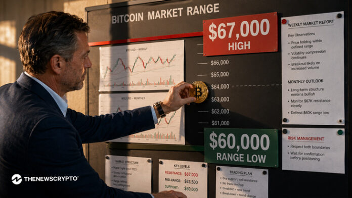 <strong>Bitcoin price slipped below the $64K mark.</strong>
<strong>The bearish crossover is active, and the downtrend accelerates.</strong>
The largest asset, Bitcoin (BTC), slipped below the $64K mark and is currently <a href="https://coinmarketcap.com/currencies/bitcoin/">trading</a> at around $63,981. Its daily trading volume has surged by over 50% to $21.78 billion. Moreover, this session ranged between $63,752 and $65,316, with $49.61 million in <a href="https://www.coinglass.com/liquidations">liquidations</a> recorded in the past 24 hours.
Significantly, $67K was the high in both June and July. Until that level breaks, the upside <a href="https://x.com/DaanCrypto/status/2086888990028837034?s=20">momentum</a> stays on hold. Everything happening for the asset between $60K and $67K right now is just rattle inside a range that has been playing out for weeks.
Also, Peter Brandt has flagged a potential decline, pointing to a large head-and-shoulders pattern developing on the chart. BTC remains below the $67.2K–$67.5K resistance zone, the exact level that needs to break for any serious rally to develop.
For the longer term, $82,850 remains the critical range bulls need to reclaim to flip the broader bias.
Key Support and Resistance Levels of Bitcoin
Looking at the 4-hour price chart, the <a href="https://thenewscrypto.com/bitcoin-btc-has-been-grinding-between-63k-and-64k-one-side-is-about-to-run-out-of-time/">BTC price</a> might slip to the $63,842 support range with the bearish pressure. An extended correction on the downside could break momentum deeper, falling below the $63.7K mark. The formation of the death cross brings further traction.
Assuming the trading graph flips bullish, the Bitcoin chart displays buying interest, with the price dominated by upward-moving candles. It could climb and find its <a href="https://thenewscrypto.com/bitcoin-btc-nears-the-finish-line-as-td-sequential-flashes-a-sell-signal/">resistance</a> at $64K. Continued gains might trigger the emergence of the golden cross, sending the price above $64,199.
Technical Setup: Further Downside for BTC?
The Moving Average Convergence Divergence (MACD) line is below the zero line, confirming that short-term selling pressure is stronger than long-term buying support. The bearish crossover is active, indicating that the downward momentum is accelerating.
Notably, the signal line is found above zero, showing the primary trend of Bitcoin was bullish, but that baseline strength is eroding fast. This is a key warning flag, a sign that a previous uptrend is fracturing into a deeper pullback or a full trend reversal.
<em>(Source: <a href="https://in.tradingview.com/chart/AHwivr5C/?symbol=BINANCE%3ABTCUSDT">TradingView</a>)</em>
BTC’s daily Relative Strength Index (RSI) value of 37.70 suggests weak, bearish momentum with the sellers currently in control, though drawing near potential bargain territory. As it is sitting below 50 confirms that selling pressure is outpacing buying pressure.
The market is weak and sliding lower, but not yet an extreme dip. The asset is undergoing a heavy pullback, and the momentum favours the bears. Traders prefer to wait until a drop below 30 for a dip-buy, or until it reclaims 50 to confirm that buyers have returned.
<strong>Crypto Market Highlights</strong>
<a href="https://thenewscrypto.com/book-of-meme-bome-surges-16-the-chart-is-pointing-higher/">BOOK OF MEME (BOME) Surges 16%: The Chart Is Pointing Higher</a>