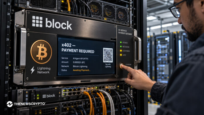<strong>Jack Dorsey’s Block has joined the x402 Foundation and added Bitcoin Lightning support to the payment protocol.</strong>
<strong>The integration enables fast, low-cost payments between AI agents and online services, including APIs, data, and other digital services.</strong>
Block, the payments company led by <a href="https://thenewscrypto.com/jack-dorseys-block-to-join-sp-500-after-coinbases-inclusion/">Jack Dorsey</a>, has joined the x402 Foundation and contributed support for the <a href="https://thenewscrypto.com/satlantis-launches-bitcoin-lightning-ticketing-platform/">Bitcoin Lightning</a> Network to the open payment protocol as the company expands its work on payments between AI agents and online services.
Block announced the move on Sep. 24, saying Lightning is suited to the small, frequent payments expected from what it calls “agentic commerce.” The company’s contribution adds Bitcoin Lightning as another payment option for x402, an open standard that allows software agents and web services to make payments through ordinary internet requests.
<blockquote>Block has joined the x402 Foundation, an open standard for agentic payments, to help build the rails that will let people, businesses, and agents pay and get paid.We’ve also contributed Bitcoin Lightning payments, which is purpose-built for the instant, low-cost, high-volume…— Block (@blocks) <a href="https://x.com/blocks/status/2103160532177961263?ref_src=twsrc%5Etfw">September 24, 2026</a></blockquote>
Bitcoin Lightning Integrates With x402 Payment Network
x402 uses the HTTP 402 “Payment Required” response to handle payments. A service can request payment when an AI agent tries to access a paid API, dataset or digital service. The agent can then make the payment and retry the request with proof that the payment has been completed. The x402 website currently reports 75.41 million transactions and $24.24 million in volume over the previous 30 days, although those figures cover the entire x402 network and are not specific to Bitcoin or Lightning.
Block’s <a href="https://block.xyz/inside/block-joins-the-x402-foundation-to-advance-open-agentic-commerce">Lightning contribution</a> is aimed at payments that need to be fast and inexpensive, particularly transactions involving small amounts. Steve Lee, head of Block’s Bitcoin development initiative Spiral, said bringing Lightning to x402 is a step toward making Bitcoin everyday money for people and the agents acting on their behalf.
The technical work is already visible in x402’s public repository. A September 23 commit added the specification for “exact Lightning on lnbtc.” However, the Lightning payment specification is still part of an evolving implementation. and reporting indicates that a Python implementation remains subject to review and real-node testing.
The Linux Foundation operates the x402 Foundation, which provides neutral governance for the payment standard. The Linux Foundation said the foundation had 40 members at its July operational launch, bringing together companies from payments, technology and cloud infrastructure.
Block’s addition gives x402 another route for settling payments in <a href="https://thenewscrypto.com/bitcoin-price-holds-above-81-5k-as-btc-tests-82k-resistance-can-bulls-break-higher/">Bitcoin</a> rather than a stablecoin or traditional payment method. The company has also been working on other infrastructure for AI-driven commerce, including its open-source Goose AI agent and participation in the Universal Commerce Protocol.
For now, the development is primarily an infrastructure and protocol expansion. It establishes a path for Bitcoin Lightning payments within x402, while broader adoption by AI agents and online services will depend on developers integrating and testing the new payment option.
