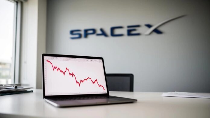 <strong>Updated 30 July 2026</strong> — SpaceX (NASDAQ: SPCX) closed at <strong>$112.55</strong> on Wednesday 29 July 2026, down <strong>3.32%</strong> (−$3.86), per <a href="https://stockanalysis.com/stocks/spcx/">StockAnalysis</a>. Market capitalisation is $1.48 trillion.
<strong>Verdict:</strong> the stock is 50.1% below its post-IPO peak and 16.6% below its $135 IPO price. Two dates now decide the next leg: <strong>4 August</strong>, SpaceX's first earnings report as a public company, and <strong>6 August</strong>, when up to 911.5 million insider shares become sellable.
KEY FACTS
<strong>Spot:</strong> $112.55, down 3.32% on 29 July 2026. Market cap $1.48 trillion.
<strong>IPO:</strong> 12 June 2026 at <strong>$135</strong> per share — the largest IPO in US history, valuing SpaceX near $1.8 trillion at the listing price.
<strong>Peak:</strong> <strong>$225.64</strong> intraday on 16 June, four sessions after listing. The stock is 50.1% below that level.
<strong>52-week range:</strong> $107.01 – $225.64. Wednesday's close sat 5.2% above the low.
<strong>Losses:</strong> a <strong>$4.9 billion</strong> net loss in 2025, plus a further <strong>$4.28 billion</strong> in Q1 2026.
<strong>First earnings:</strong> Q2 2026 results after the close on <strong>Tuesday 4 August 2026</strong>, webcast at 4:30 p.m. ET, per <a href="https://ir.spacex.com/updates/releases-details/2026/SpaceX-to-Post-Second-Quarter-2026-Results-and-Host-Webcast-on-August-4-2026-2026-g8layJlbFm/default.aspx">SpaceX's own investor-relations notice</a>.
<strong>Lock-up:</strong> setting the earnings date triggered an early release allowing insiders to sell up to 20% of restricted holdings — <strong>911.5 million shares</strong> — beginning 6 August.
<strong>Street:</strong> average 12-month target <strong>$236.71</strong>, with a high estimate of $800 and a low of $62. Twenty-seven analysts rate it a buy, one a sell.
Why a $1.8 trillion listing lost half its value in six weeks
SpaceX did not break. Its share price normalised, violently, from a level set by scarcity rather than by earnings.
The listing on 12 June priced at $135 and immediately ran to $225.64 by 16 June. That peak was reached four sessions into public life, before a single quarterly report, on a float deliberately kept tight. Everything since has been the unwinding of that setup: profit-taking by IPO allocants, a reassessment of a valuation that briefly implied more than $1.8 trillion, and the reversal of the crowded bullish positioning built up around the most anticipated debut in years. The stock <a href="https://qz.com/spacex-stock-ipo-price-below-071526">slipped below its IPO price</a> in mid-July and has not reclaimed it.
The scale is easier to grasp in dollars than percentages. Since the June peak, SpaceX has shed more than $1 trillion in market value — a figure larger than the entire market capitalisation of all but a handful of listed companies.
The two dates that matter: 4 August and 6 August
SpaceX confirmed it will post second-quarter results after the market close on Tuesday 4 August, with a management webcast at 4:30 p.m. ET. This is the first time public shareholders will see the business as a reporting issuer rather than as a narrative.
What makes the calendar unusually loaded is the second date. Setting the earnings date triggered an early lock-up release: insiders may sell up to 20% of restricted holdings — <strong>911.5 million shares</strong> — starting 6 August, two days after the print. That sequencing means a good report and a bad tape are not mutually exclusive outcomes. Supply arrives on a fixed schedule regardless of what the numbers say.
The bull case: the first real look at Starlink economics
The bull argument is not that SpaceX is cheap at a $1.48 trillion market capitalisation. It is that nobody yet knows what it is worth, because the operating disclosure has never been public.
Twenty-seven analysts rate the stock a buy against a single sell, with an average target of $236.71 — roughly double the current price and close to the June peak. That consensus is built on assumptions about launch cadence and, above all, Starlink's subscriber economics and margin trajectory. On 4 August those assumptions become checkable. If the segment disclosure shows Starlink converting scale into contribution margin faster than modelled, the sell-side has an anchor for targets it currently holds on faith.
The lock-up cuts both ways too: a large, orderly increase in float is what turns a scarcity-priced stock into an index-eligible, institutionally ownable one.
The bear case: $9 billion of losses and 911.5 million shares
The bear case does not require anything to go wrong. It requires the arithmetic already on the record to keep applying.
SpaceX lost $4.9 billion in 2025 and a further $4.28 billion in the first quarter of 2026 alone — a quarterly burn approaching the prior full year. At a $1.48 trillion valuation, the market is capitalising a business that is consuming cash at scale while spending heavily on Starship development and Starlink deployment.
Layer on the supply event. Up to 911.5 million shares become sellable on 6 August into a stock already 50% off its high, where every early holder above roughly $113 is under water on paper but every pre-IPO holder is not. That asymmetry is what makes the lock-up a genuine bear catalyst rather than a technicality.
The macro adds the third leg. The Fed held rates at 3.50%–3.75% on 29 July but drew <a href="https://www.cnbc.com/2026/07/29/fed-rate-decision-july-2026.html">three dissenting votes in favour of a hike</a>, sending the 30-year Treasury yield up 12 basis points to 5.21% — a 19-year high. SpaceX is the definition of a long-duration cash-flow story, and 5.21% is the rate at which those distant flows now get discounted.
Scenario table: bear, base and bull from $112.55
Case
Level
vs $112.55 spot
Anchor and what has to happen
<strong>Bear</strong>$62−45%The lowest published street estimate. Requires the 4 August disclosure to show Starlink margins below model <em>and</em> the 6 August unlock to be used heavily.
<strong>First support</strong>$107.01−4.9%The 52-week low, set during this drawdown. The nearest technical marker, and the level a disappointing print tests first.
<strong>Base</strong>$135+20%The IPO price. Reclaiming it needs a clean first report and an unlock that is absorbed rather than dumped — the stock simply returning to where institutions bought it.
<strong>Bull</strong>$236.71+110%The consensus 12-month target, effectively a return to the $225.64 June peak. Needs Starlink disclosure to validate the sell-side model and the loss trajectory to visibly bend.
The $800 high estimate is a genuine published figure but a clear outlier; the $62 low and $236.71 mean are the useful boundaries. A spread this wide — roughly 13x from low to high — is what coverage looks like before a company has ever reported.
What to watch in the 4 August report
<strong>Starlink segment margin.</strong> The single most valuable number in the release. Subscriber counts are already estimated externally; contribution margin is not.
<strong>The loss trend.</strong> Q1 2026's $4.28 billion loss against $4.9 billion for all of 2025 is the figure the bear case rests on. Any deceleration changes the discussion.
<strong>Starship cadence and capitalised spend.</strong> How much of the burn is development that eventually stops, versus operating cost that does not.
<strong>Anything management says about the 6 August unlock.</strong> Signalling on insider intentions, or a voluntary extension, would materially change the two-week setup.
How this fits the rest of the listed space complex
SpaceX is now the sector's benchmark, and its de-rating has drained multiple support from every smaller name. FinanceFeeds tracks the knock-on in <a href="https://financefeeds.com/redwire-rdw-stock-24-bull-case-7-bear-case/">Redwire's bull and bear cases</a>, <a href="https://financefeeds.com/intuitive-machines-lunr-stock-75-bull-case-11-bear-case/">Intuitive Machines</a> and <a href="https://financefeeds.com/asts-stock-108-bull-case-41-bear-case/">AST SpaceMobile</a>. Our news coverage of the drawdown itself is <a href="https://financefeeds.com/spacex-is-51-below-its-ipo-high-six-weeks-after/">here</a>.
Quick Take
At $112.55, SPCX has already given back the entire IPO pop and then some. The bear case is the $9 billion of losses on the record plus 911.5 million shares becoming sellable on 6 August. The bull case is that the 4 August report is the first time anyone outside the company can price Starlink properly — and the consensus $236.71 target says the Street expects to like what it sees. Both cases resolve within the same two-week window, which is unusual and makes position sizing, not direction, the harder question.
FAQ
What is SpaceX's stock price now?
SPCX closed at $112.55 on 29 July 2026, down 3.32% on the session, giving a market capitalisation of $1.48 trillion.
Why is SpaceX stock down so much since the IPO?
The stock listed at $135 on 12 June 2026 and ran to $225.64 by 16 June before reversing. The decline reflects profit-taking by IPO allocants, a reassessment of a valuation that implied more than $1.8 trillion, and the unwinding of crowded bullish positioning — not a specific operational failure. It has fallen more than $1 trillion in market value from the June peak.
When does SpaceX report earnings?
SpaceX will post second-quarter 2026 results after the market close on Tuesday 4 August 2026, with a webcast at 4:30 p.m. ET. It is the company's first report as a public company, and the date is confirmed on SpaceX's own investor-relations site.
When does the SpaceX lock-up expire?
Setting the earnings date triggered an early lock-up release. Insiders may sell up to 20% of restricted holdings — 911.5 million shares — beginning 6 August 2026, two days after the earnings report.
What is the analyst price target for SPCX?
The average 12-month target is $236.71, with a high estimate of $800 and a low of $62. Twenty-seven analysts rate the stock a buy and one a sell.
Is SpaceX profitable?
No. SpaceX posted a $4.9 billion net loss in 2025 and a further $4.28 billion loss in the first quarter of 2026. Whether that burn is decelerating is the central question of the 4 August report.
What is the bear case for SpaceX stock?
A $1.48 trillion valuation on a business losing billions per quarter, a 911.5 million share insider unlock on 6 August, and a 30-year Treasury yield at a 19-year high of 5.21% compressing the value of distant cash flows. The lowest published street target is $62.
<em>Sources: price, range and market-cap data from <a href="https://stockanalysis.com/stocks/spcx/">StockAnalysis</a> (29 July 2026 close); earnings date and webcast time from <a href="https://ir.spacex.com/updates/releases-details/2026/SpaceX-to-Post-Second-Quarter-2026-Results-and-Host-Webcast-on-August-4-2026-2026-g8layJlbFm/default.aspx">SpaceX Investor Relations</a>; lock-up release detail from <a href="https://www.cnbc.com/2026/07/21/spacex-spcx-earnings-lock-up-expiration.html">CNBC</a>; IPO pricing, peak and loss figures as reported by <a href="https://www.fool.com/investing/2026/07/29/spacex-has-lost-over-1-trillion-in-value-since-its/">The Motley Fool</a> and <a href="https://qz.com/spacex-stock-ipo-price-below-071526">Quartz</a>; FOMC decision and Treasury yields from <a href="https://www.cnbc.com/2026/07/29/fed-rate-decision-july-2026.html">CNBC</a>.</em>
<em>This article is for information purposes only and is not financial advice. FinanceFeeds does not recommend buying or selling any security. Recently listed companies with unexpired lock-ups and no reporting history are especially volatile. Always do your own research and consider consulting a licensed financial adviser.</em>