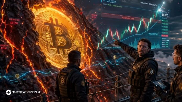 <strong>Bitcoin (BTC) price is currently trading at the $79.8K mark.</strong>
<strong>The sellers are temporarily in charge, and the broader market remains bullish.</strong>
The largest and dominant asset, Bitcoin (BTC), is currently hovering within the $79.8K range, and its volume is settled at $36.37 billion. It has <a href="https://www.coingecko.com/en/coins/bitcoin">ranged</a> between $78,597 and $81,281 over the past 24 hours. Notably, the setup on the chart is drawing uncomfortable comparisons to 2022.
In 2023, Bitcoin broke its downtrend, tested the previous August high, then pulled back toward $20,000 before launching into its next major bull run. The same structure appears to be forming now. Also, the equivalent level this <a href="https://x.com/alicharts/status/2093079825594392968?s=20">cycle</a> is the May 2026 high near $83,000.
A rejection at that level would not break the bullish case. It would set up the next major buying opportunity.
Bitcoin’s Key Price Levels to Watch
The immediate resistance zone sits between $83,307 and $84,569, an area where nearly 975,000 BTC were previously acquired. That concentration of supply makes a clean first-attempt breakout unlikely.
Above the current <a href="https://thenewscrypto.com/bitcoin-btc-clears-75k-resistance-is-the-road-to-83k-now-open/">price</a>, $81K is the first liquidity pool. Below, $75K–$77K is loaded with resting orders, and $76,996–$78,258 is the support range to watch if selling pressure builds.
Lose that support and $63,111 comes into focus as the next major demand zone. The more aggressive bearish roadmap puts the sequence at $81K, $74K, $63K, $48K, a path that stays on the table as long as $83K remains unbroken.
BTC got rejected after failing to clear $82K, and that rejection was called the moment price tapped the $80K–$81K zone. Both liquidity pools above and below are loaded, and the first sweep will reveal the next major <a href="https://thenewscrypto.com/bitcoin-btc-price-reclaims-64k-the-pressure-is-on-to-prove-65k-is-next/">directional move</a>.
Where is BTC Momentum Heading?
Bitcoin’s technical analysis shows that the Moving Average Convergence Divergence line is below the signal line, indicating that the sellers are temporarily in charge. As both lines are found above the zero line, the broader market structure remains bullish.
If the MACD line curves back up and crosses above the signal line while still over the zero line, it confirms that the broader uptrend is resuming. If the pullback turns into a heavy sell-off and both lines fall below zero, the macro trend shifts from bullish to bearish.
<em>(Source: <a href="https://in.tradingview.com/chart/AHwivr5C/?symbol=BINANCE%3ABTCUSDT">TradingView</a>)</em>
Furthermore, the daily Relative Strength Index (RSI) of BTC at 58.85 reflects a healthy market with moderate bullish momentum. The 50 line acts as the dividing mark between buying and selling power. Being at 59 confirms that buyers hold a solid, active edge over sellers.
The asset is far enough from the overbought threshold that it has plenty of room to run before getting overextended. This is a sustainable, steady move up. Moreover, buyers are in control, and the price action is favouring the upside without immediate signs of exhaustion.
<strong>Crypto Market Highlights</strong>
<a href="https://thenewscrypto.com/zcash-zec-charts-a-head-and-shoulders-setup-with-600-on-the-downside/">Zcash (ZEC) Charts a Head-and-Shoulders Setup With $600 on the Downside</a>